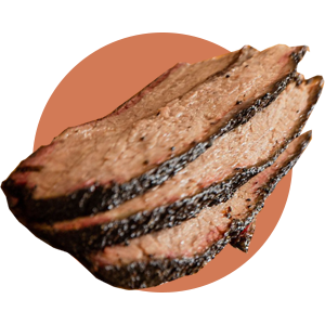 Sliced Barbecue Brisket